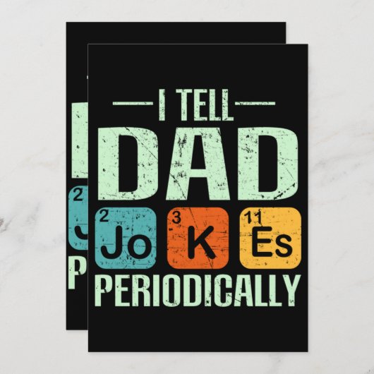 Vaderdag - Pa Jokes Kaart (Voorkant / Achterkant)