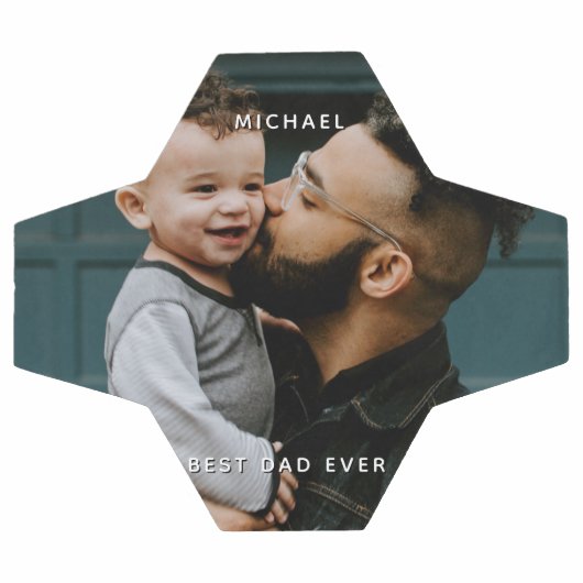 Vaderdag pa met Baby Aangepaste foto bericht Voetbal (Enkel)