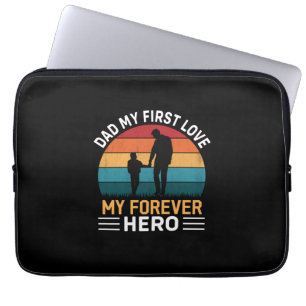 Vaderdag pa Mijn eerste liefde Laptop Sleeve