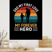 Vaderdag pa Mijn eerste liefde Poster (Keuken)