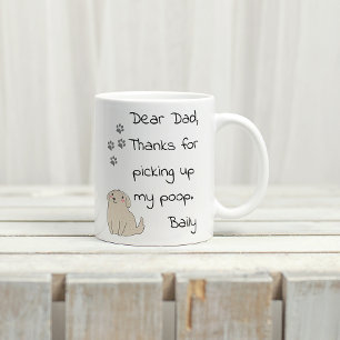 Vaderdag pa van Dog Gift Koffiemok