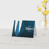 Vaderdag Pak en Das Kaart (Gele Bloem)