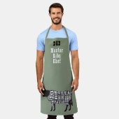 Vaderdag, pap Best Ribs Man Beef Schort (Gedragen)