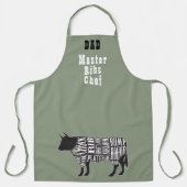 Vaderdag, pap Best Ribs Man Beef Schort (Voorkant)