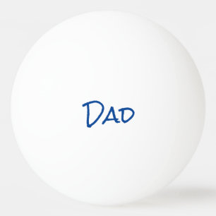 Vaderdag Pap Blue Pingpongbal