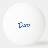 Vaderdag Pap Blue Pingpongbal (Achterkant)