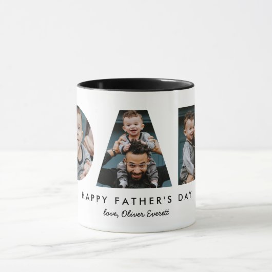 Vaderdag Pap Foto's Mok (Midden)