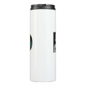 Vaderdag Pap Foto's Thermosbeker (Achterkant)