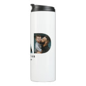 Vaderdag Pap Foto's Thermosbeker (Geroteerd rechts)