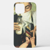 Vaderdag, pap geeft Baby een fles Case-Mate iPhone Case (Achterkant)