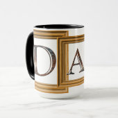 vaderdag pap koffie mok (Voorkant links)