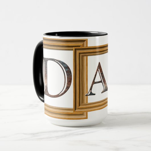 vaderdag pap koffie mok (Voorkant links)