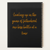 Vaderdag Pap overdag Gamer bij nacht Planner (Achterkant)