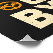 Vaderdag Pap overdag Gamer bij nacht Poster (Hoek)