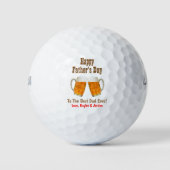 Vaderdag pap 's werelds beste bier-bier golfballen (Voorkant)