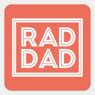 Vaderdag - Pap Vierkante Sticker