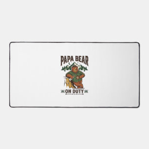 Vaderdag Papa Beer Op Dienst Shirt Funny Animal Da Bureaumat