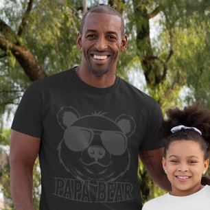 Vaderdag   PaPa Beer   Zwart OP Zwart Modern T-shirt