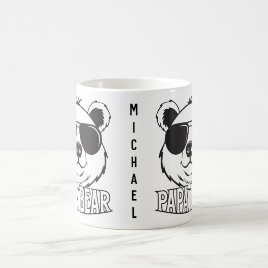 Vaderdag | PaPa Beer | Zwart Wit | NAAM Mok (Center)