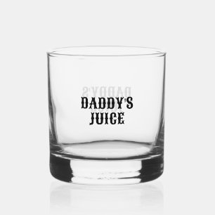 Vaderdag papa cadeau van Kinder papa's sap Whisky Glas