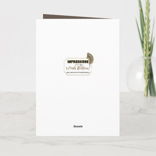 Vaderdag, papa Chief, Indiase hoofdtooi, zwart Kaart (Achterkant)