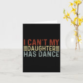 Vaderdag Papa Dans Citaat Ik Kan Mijn Dochter Niet Kaart (Gele Bloem)