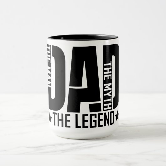 Vaderdag Papa De Legende Mok (Midden)