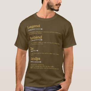 Vaderdag - Papa Definition - Legend Husband Dad T-shirt