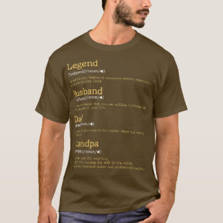Vaderdag - Papa Definition - Legend Husband Dad T-shirt