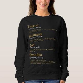Vaderdag - Papa Definition - Legend Husband Dad Trui