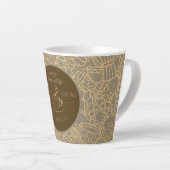 Vaderdag, Papa en Koffie, Beste Papa Ooit Latte Mok (Rechterhoek)