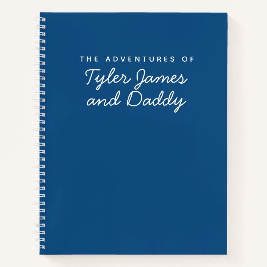 Vaderdag Papa en Son Keepomwille Journal Notitieboek (Voorkant)