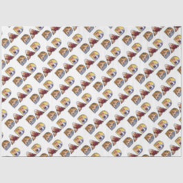 Vaderdag Papa Fotocollage Custom Pattern Tissuepapier