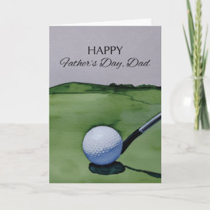 Vaderdag Papa Golf Light Humor Kaart