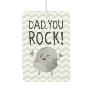 Vaderdag Papa je rock grappig cool Air Freshener Luchtverfrisser