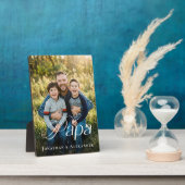 Vaderdag Papa & kids Persoonlijk Fotocadeau Fotoplaat (Zijkant)