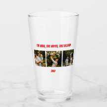 Vaderdag papa legende foto drinkglas