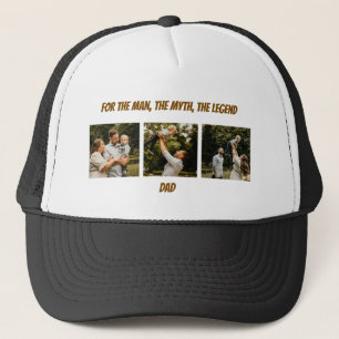 Vaderdag Papa Legende Sport Honkbalpet Trucker Pet