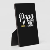 Vaderdag | Papa Loading 2021 First Time Father Fotoplaat (Zijkant)