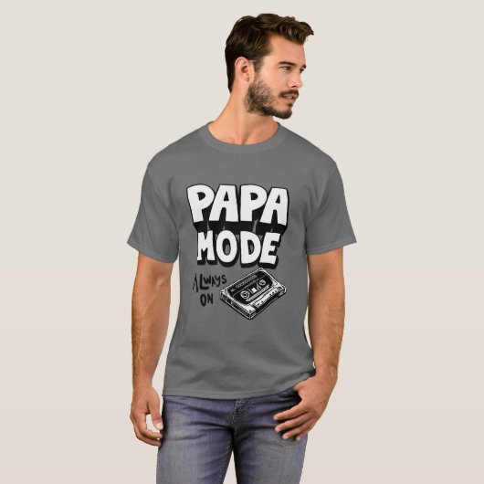 Vaderdag Papa Mode T-shirt (Voorkant volledig)