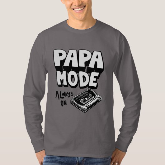 Vaderdag Papa Mode T-shirt (Voorkant)