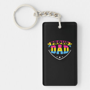 Vaderdag Papa Pansexual Daughter Sleutelhanger