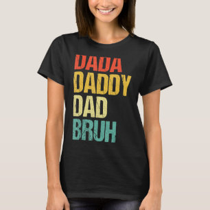 vaderdag papa papa bruh  zoontje daug t-shirt