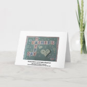 Vaderdag - papa - plakboek Kaart (Achterkant)