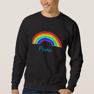 Vaderdag papa regenboog beste vader voor mannen pa trui