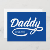 Vaderdag - Papa sinds... Briefkaart (Voorkant / Achterkant)
