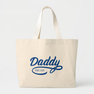 Vaderdag - Papa sinds... Grote Tote Bag