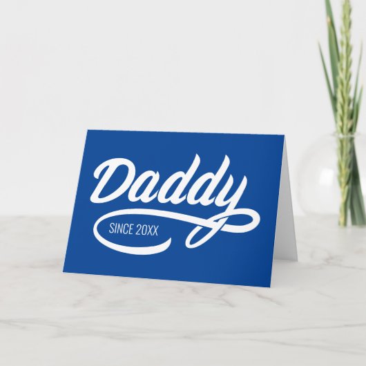 Vaderdag - Papa sinds… Kaart (Voorkant)