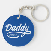 vaderdag - Papa sinds... Sleutelhanger (Achterkant)