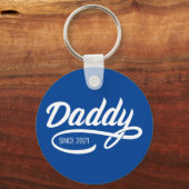 Vaderdag - Papa sinds... Sleutelhanger (Voorkant)